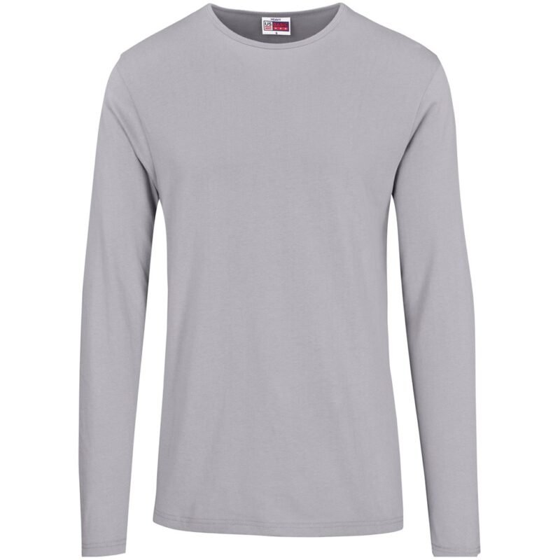 Mens Long Sleeve Portland T-Shirt – Grey