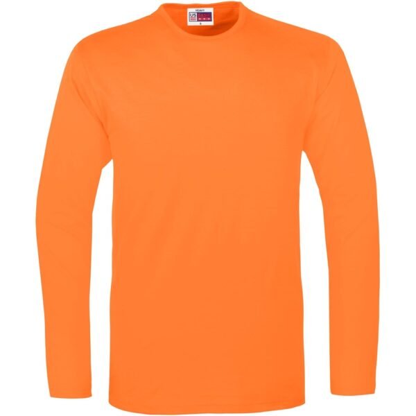 Mens Long Sleeve Portland T-Shirt – Orange