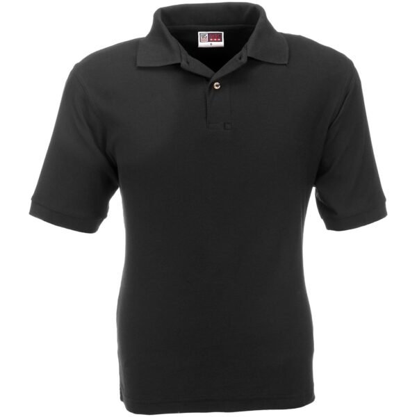 Mens Boston Golf Shirt – Black