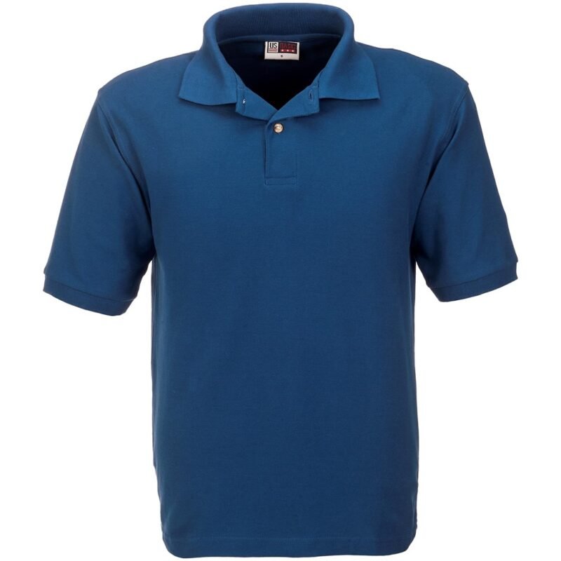 Mens Boston Golf Shirt – Blue