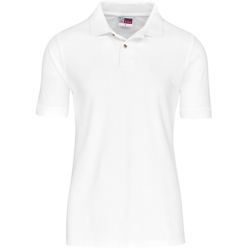 Mens Boston Golf Shirt – White