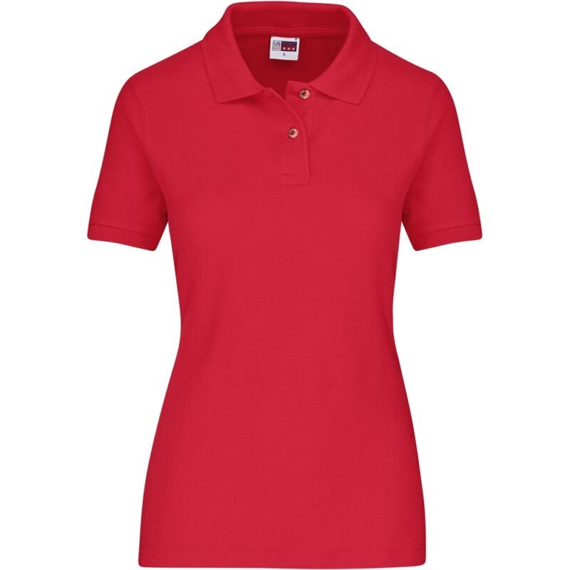 Ladies Boston Golf Shirt – Red