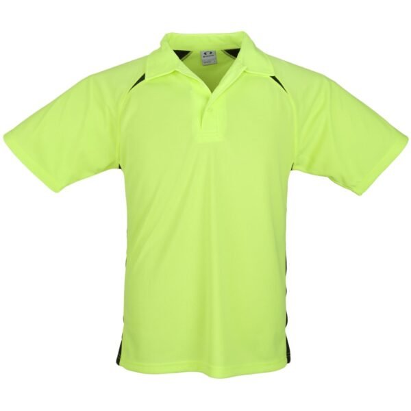 Kids Splice Golf Shirt – Lime