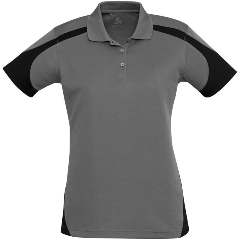 Ladies Talon Golf Shirt – Grey