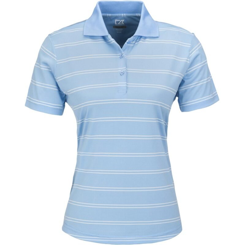 Ladies Hawthorne Golf Shirt – Light Blue