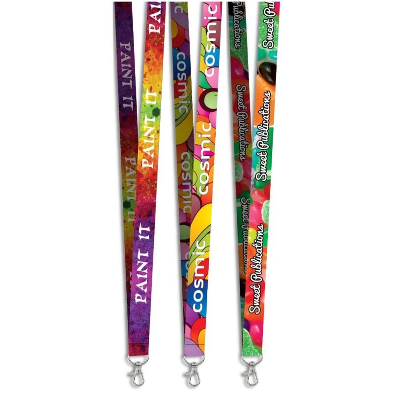 Altitude Snap Hook Clip Double-Sided Sublimation Satin Lanyard