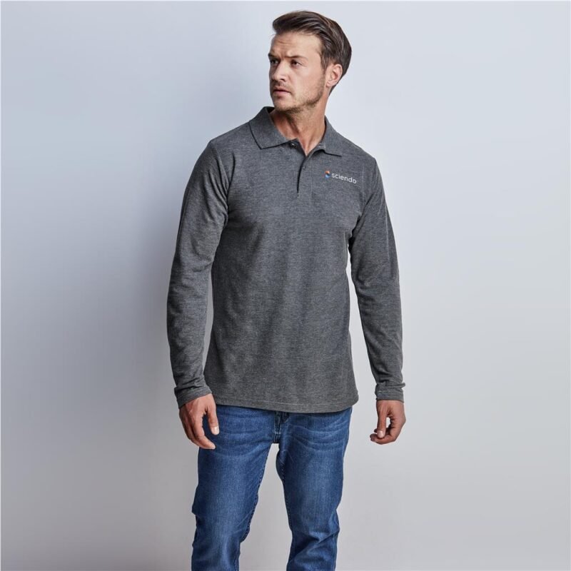 Mens Long Sleeve Elemental Golf Shirt