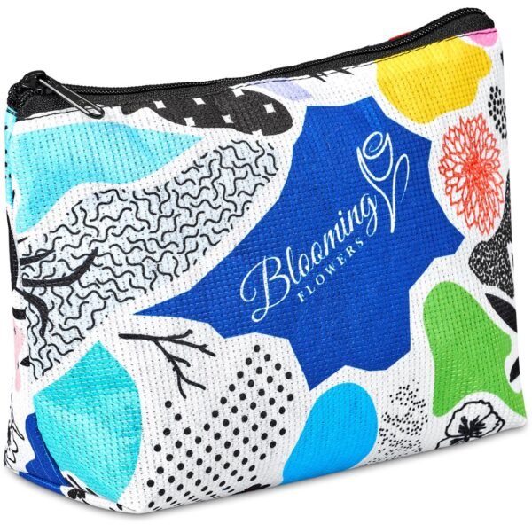 Pre-Printed Sample Hoppla Leanne Recycled PET Stitch-Bond Midi Toiletry Bag