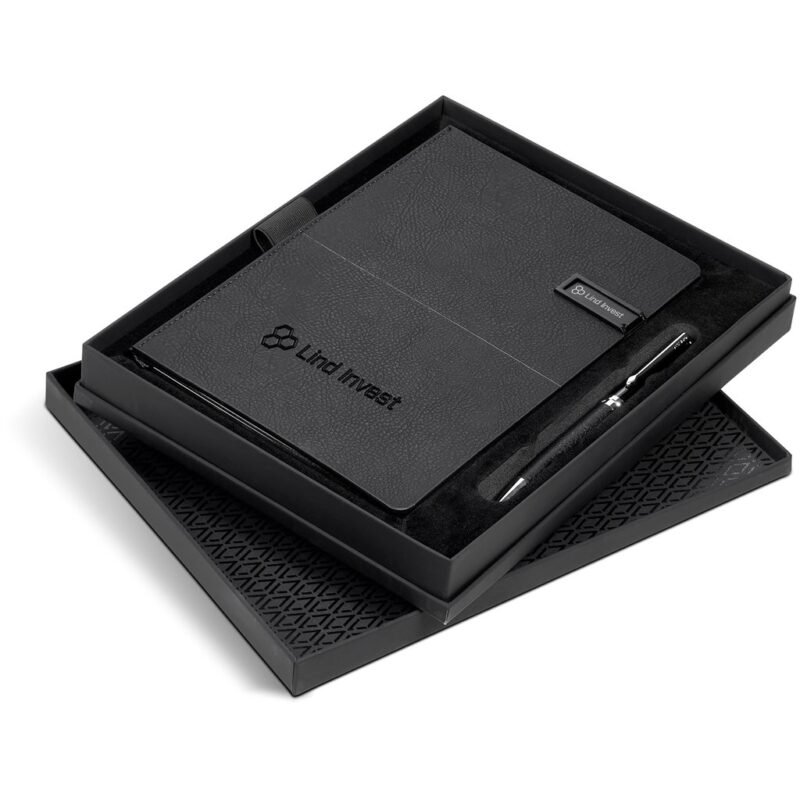 Alex Varga Corinthia Flash Drive Notebook & Pen Set – 32GB