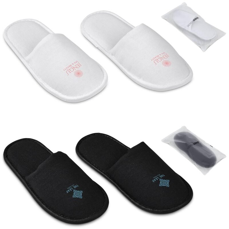 Serendipio Be Our Guest Linen Slippers