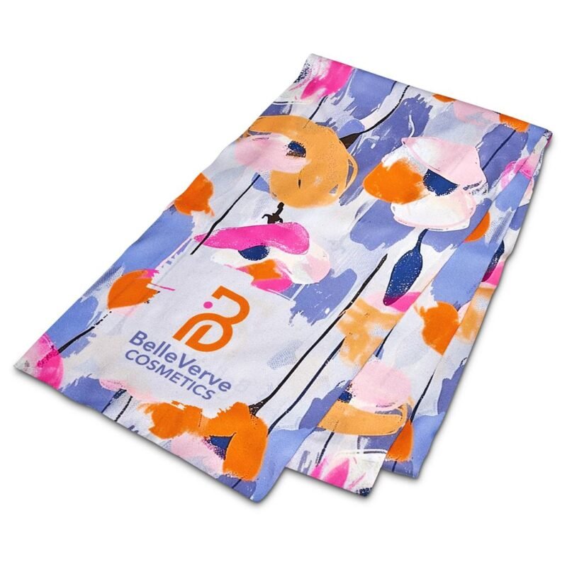 Hoppla Snuggle Polar Fleece Scarf – Double-Sided Branding