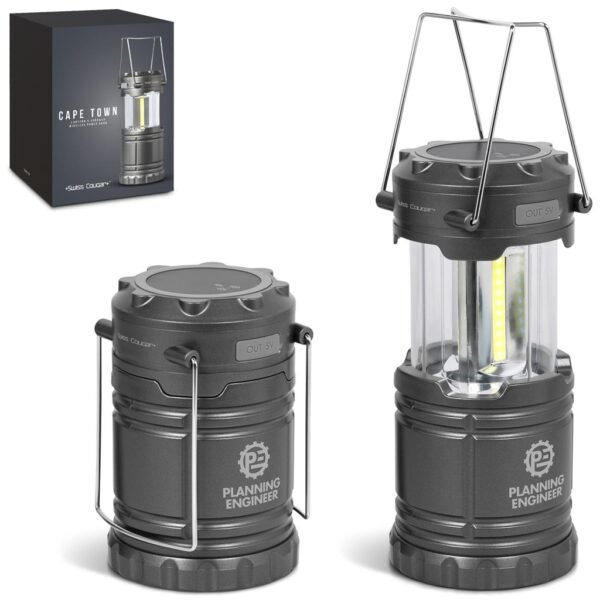 Swiss Cougar Cape Town Lantern & Wireless Charging Power Bank – 4 000mAh