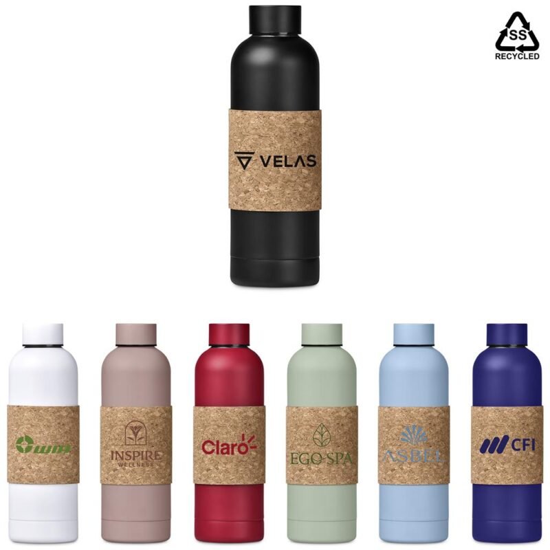 Kooshty Bermuda Kork Recycled Stainless Steel Water Bottle – 800ml
