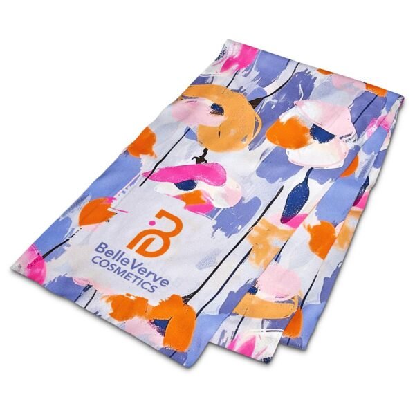 Pre-Printed Hoppla Snuggle Polar Fleece Scarf – Double-Sided Branding