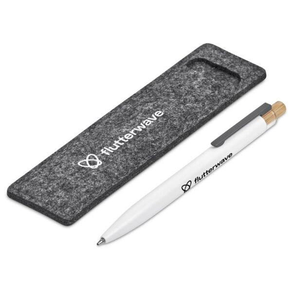 Okiyo Mimo Recycled Aluminium Ball Pen – Solid White