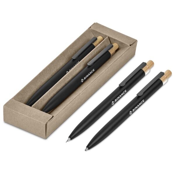 Okiyo Mimotu Ball Pen & Pencil Set – Black