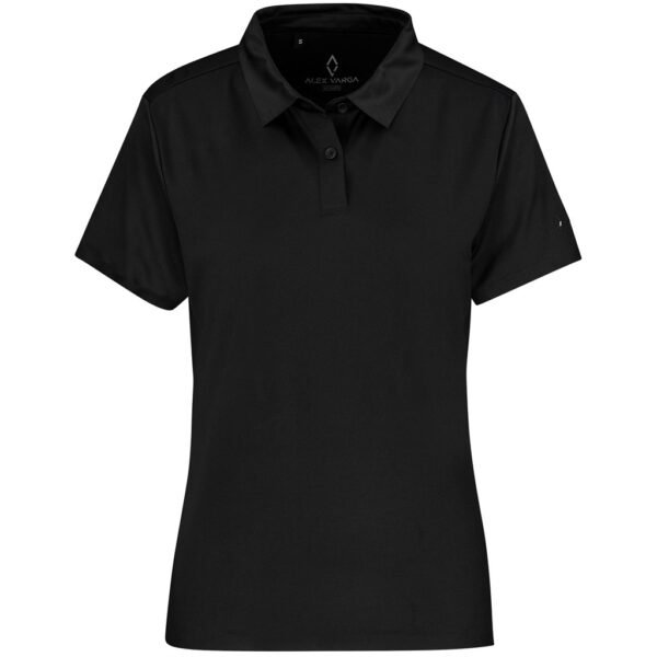 Ladies Alex Varga Questana Seamless Golf Shirt – Black