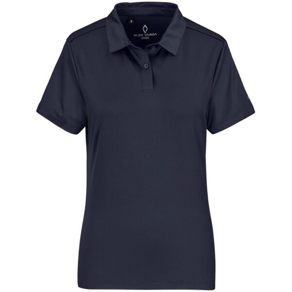 Ladies Alex Varga Questana Seamless Golf Shirt – Navy