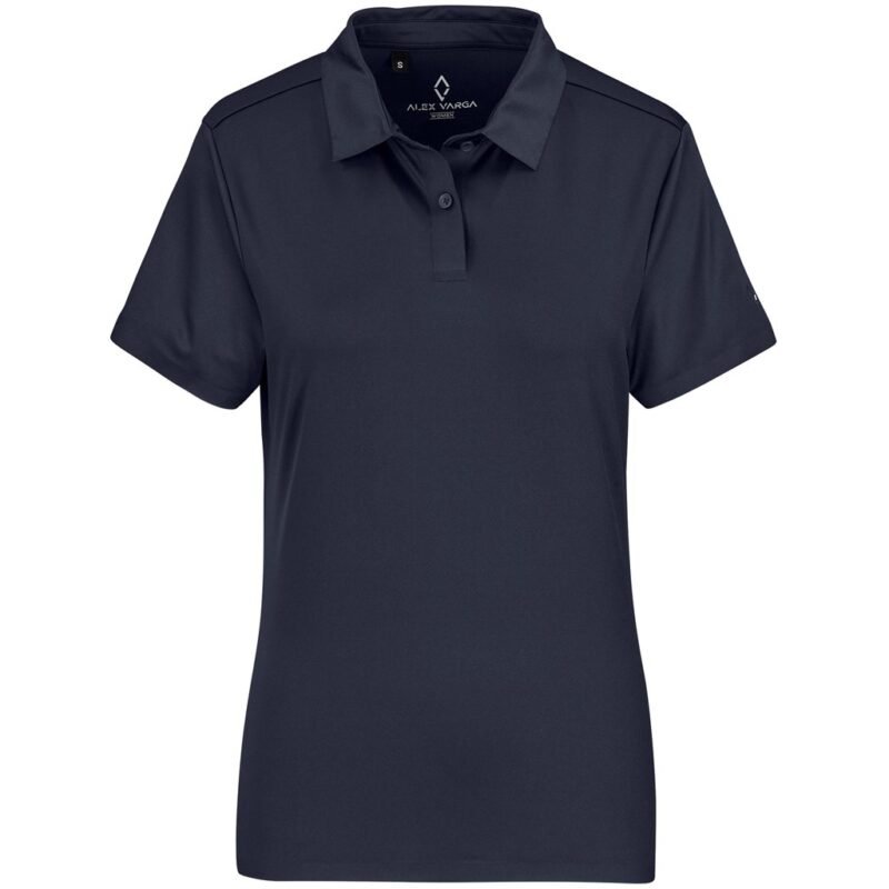 Ladies Alex Varga Questana Seamless Golf Shirt – Navy