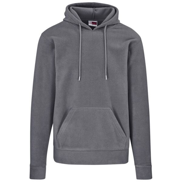 Mens Dawson Polar Fleece Hooded Sweater – Charcoal