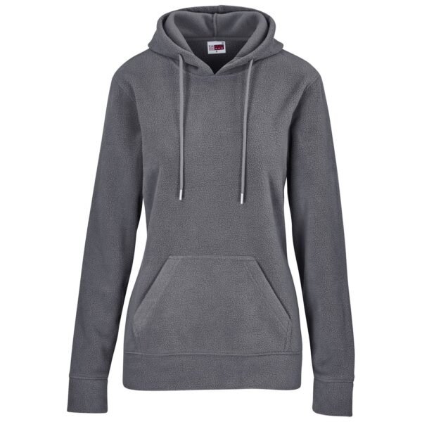 Ladies Dawson Polar Fleece Hooded Sweater – Charcoal