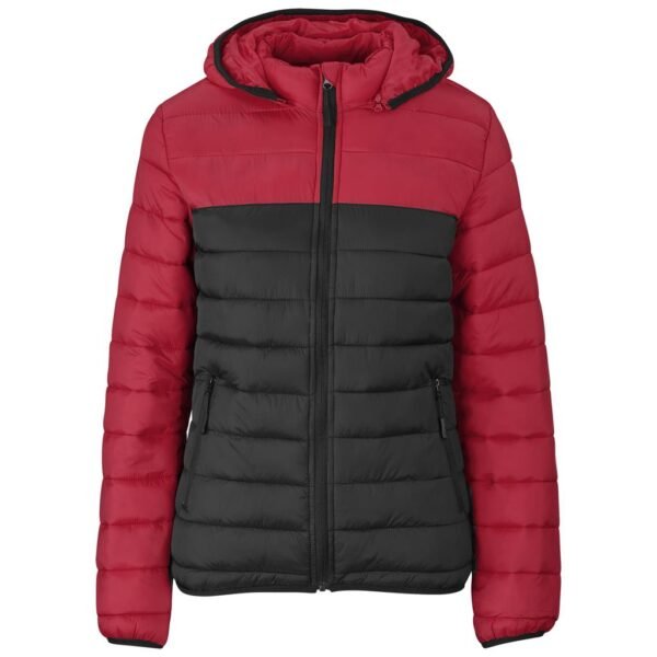 Ladies Kyoto Two-Tone Jacket – Black Red