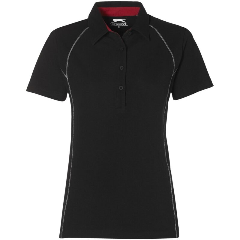 Ladies Victory Golf Shirt – Black