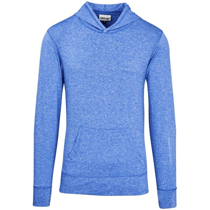 Mens Fitness Lightweight Hooded Sweater – Royal Blue