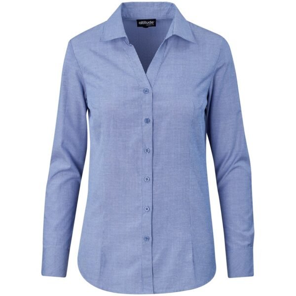 Ladies Long Sleeve Northampton Shirt – Royal Blue