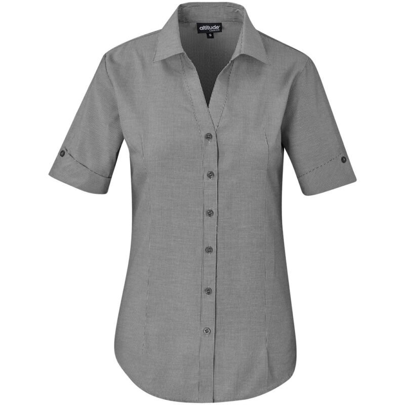 Ladies Short Sleeve Northampton Shirt – Black