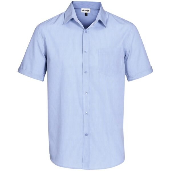 Mens Short Sleeve Northampton Shirt – Sky Blue