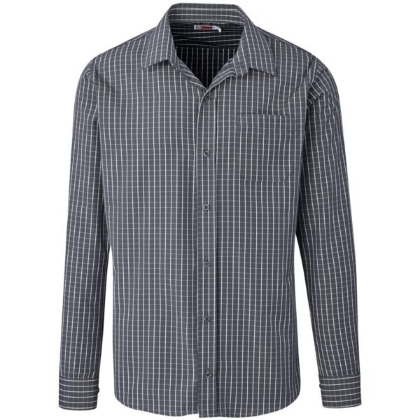 Men Long Sleeve Aston Shirt – Grey