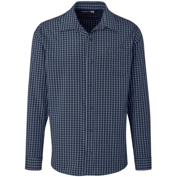 Men Long Sleeve Aston Shirt – Navy