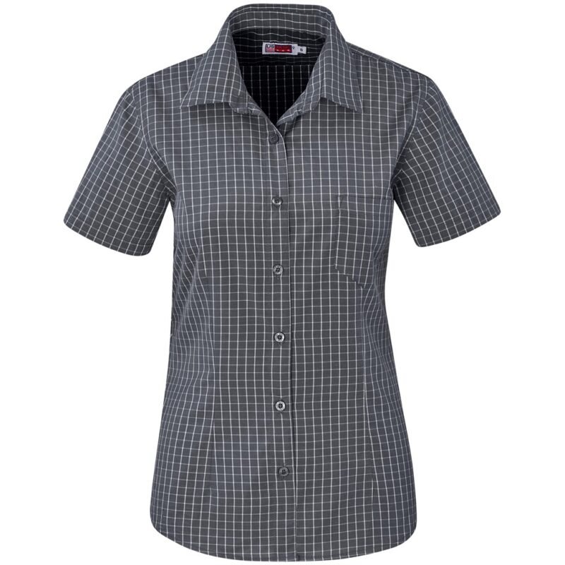 Ladies Short Sleeve Aston Shirt – Grey