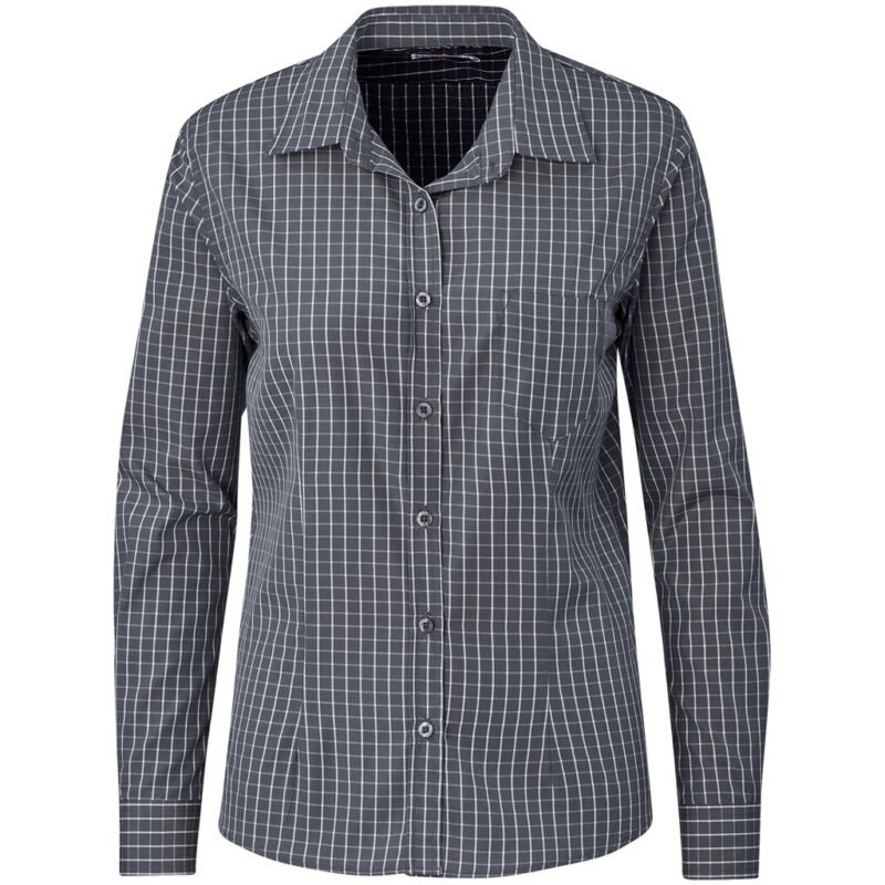 Ladies Long Sleeve Aston Shirt – Grey