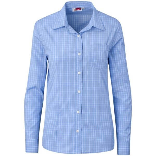Ladies Long Sleeve Aston Shirt – Light Blue