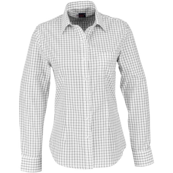 Ladies Long Sleeve Aston Shirt – White