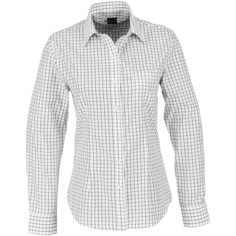 Ladies Long Sleeve Aston Shirt – White
