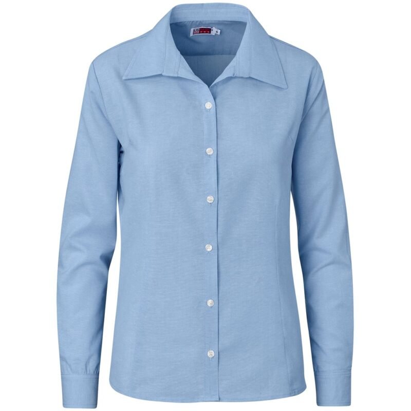 Ladies Long Sleeve Aspen Shirt – Blue
