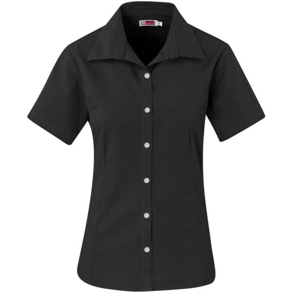 Ladies Short Sleeve Aspen Shirt – Black
