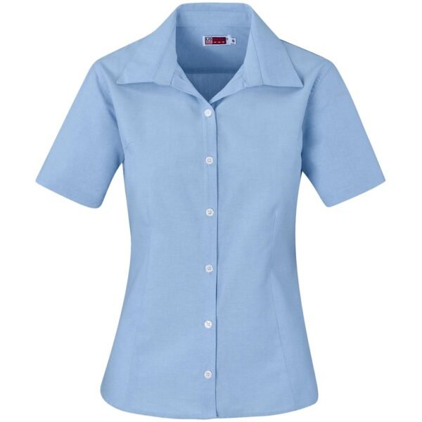 Ladies Short Sleeve Aspen Shirt – Blue