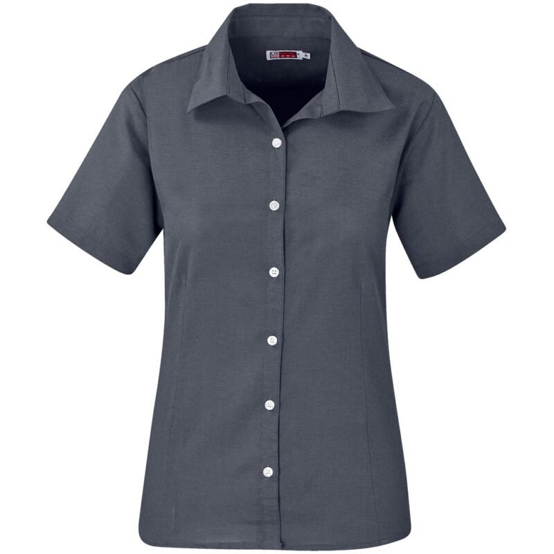 Ladies Short Sleeve Aspen Shirt – Grey