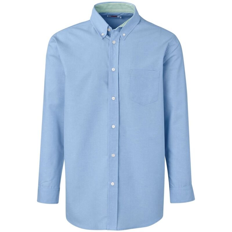 Mens Long Sleeve Aspen Shirt – Blue
