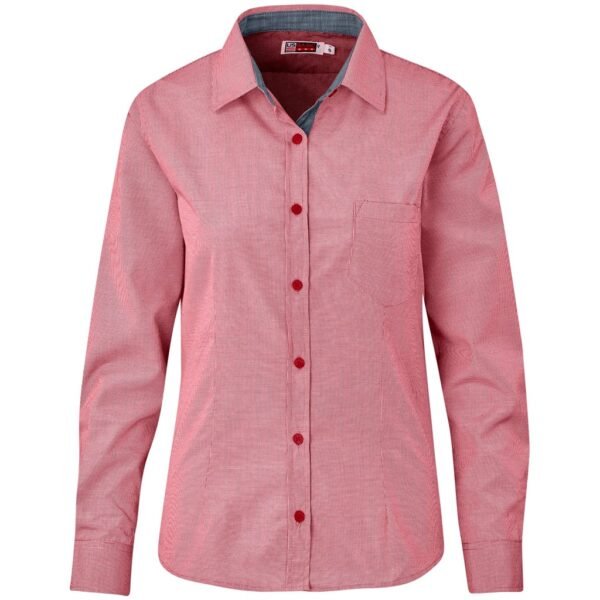Ladies Long Sleeve Coventry Shirt – Red