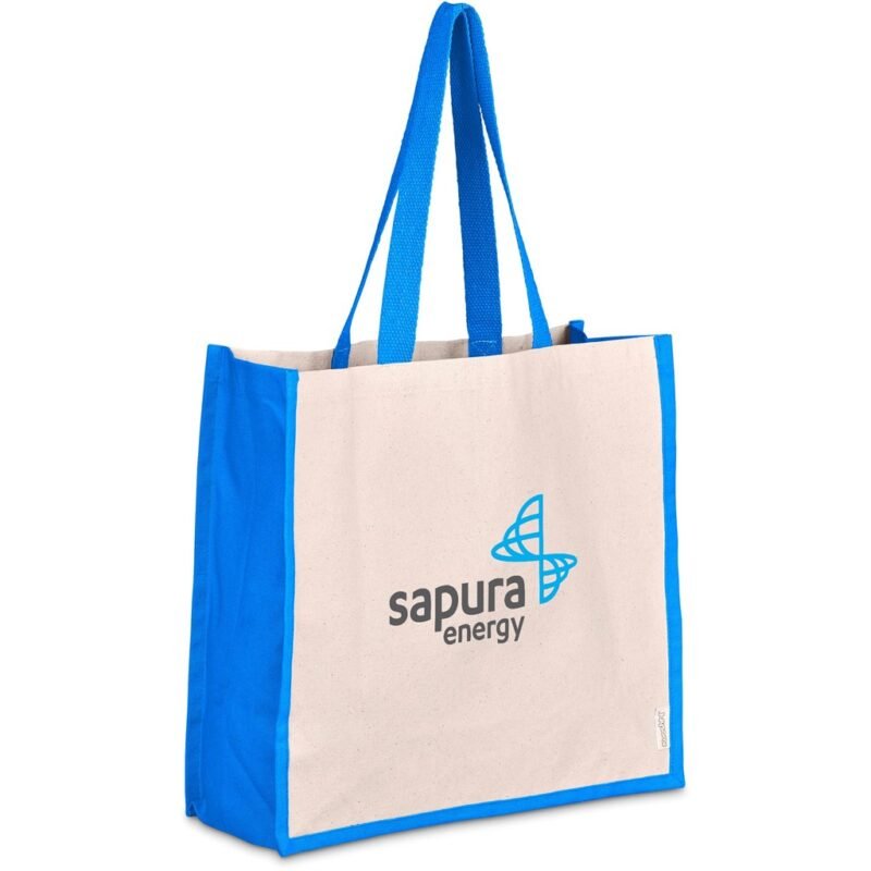 Kooshty SoCo Cotton Tote – Cyan