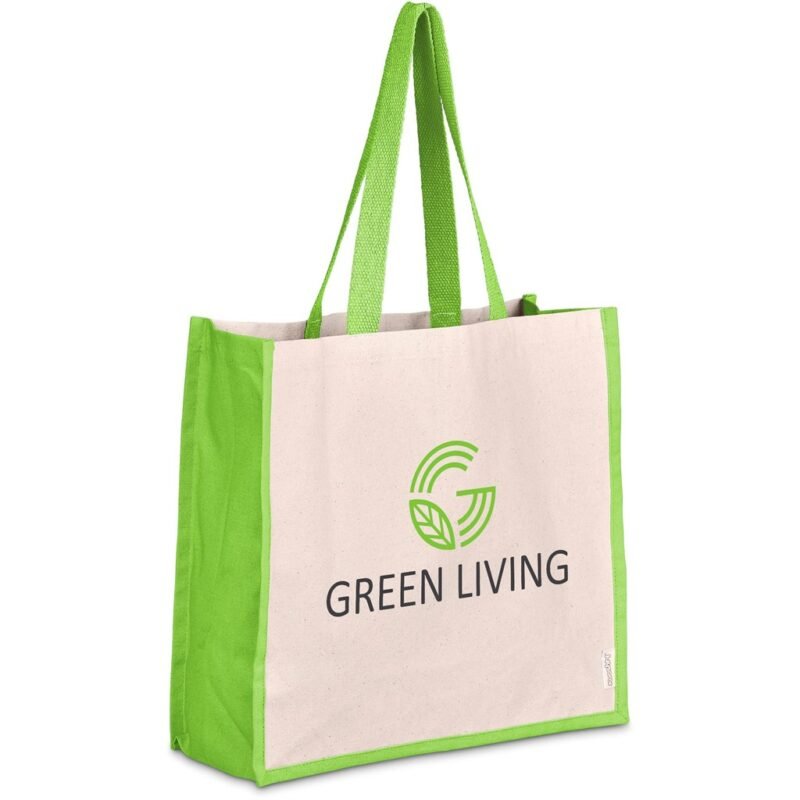 Kooshty SoCo Cotton Tote – Lime