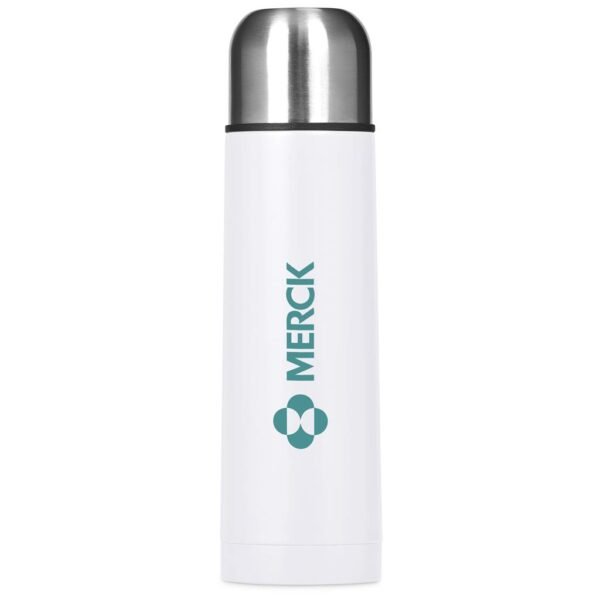 Altitude Alpaca Stainless Steel Vacuum Flask – 500ml – Solid White
